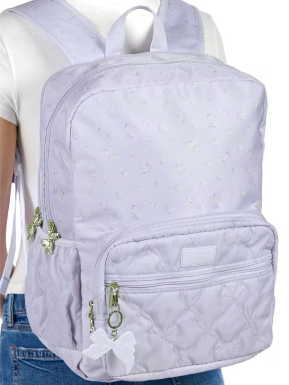 NWT Loveshackfancy x Yoobi Backpack + NWOT Lunchbox - Picture 2 of 4